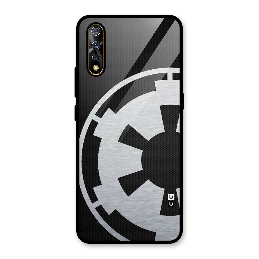 White Wheel Glass Back Case for Vivo S1