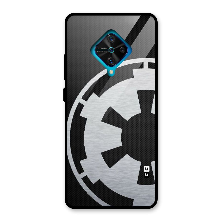 White Wheel Glass Back Case for Vivo S1 Pro
