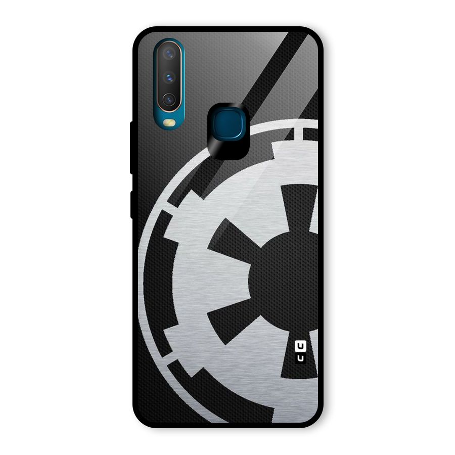 White Wheel Glass Back Case for Vivo U10