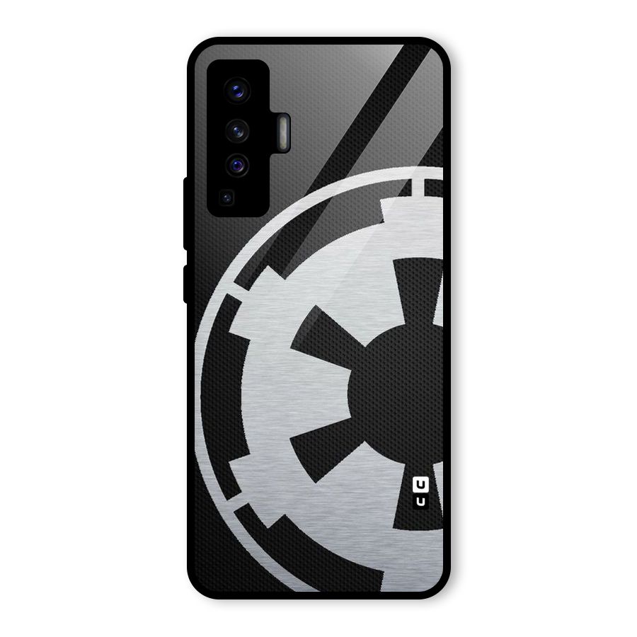 White Wheel Glass Back Case for Vivo X50