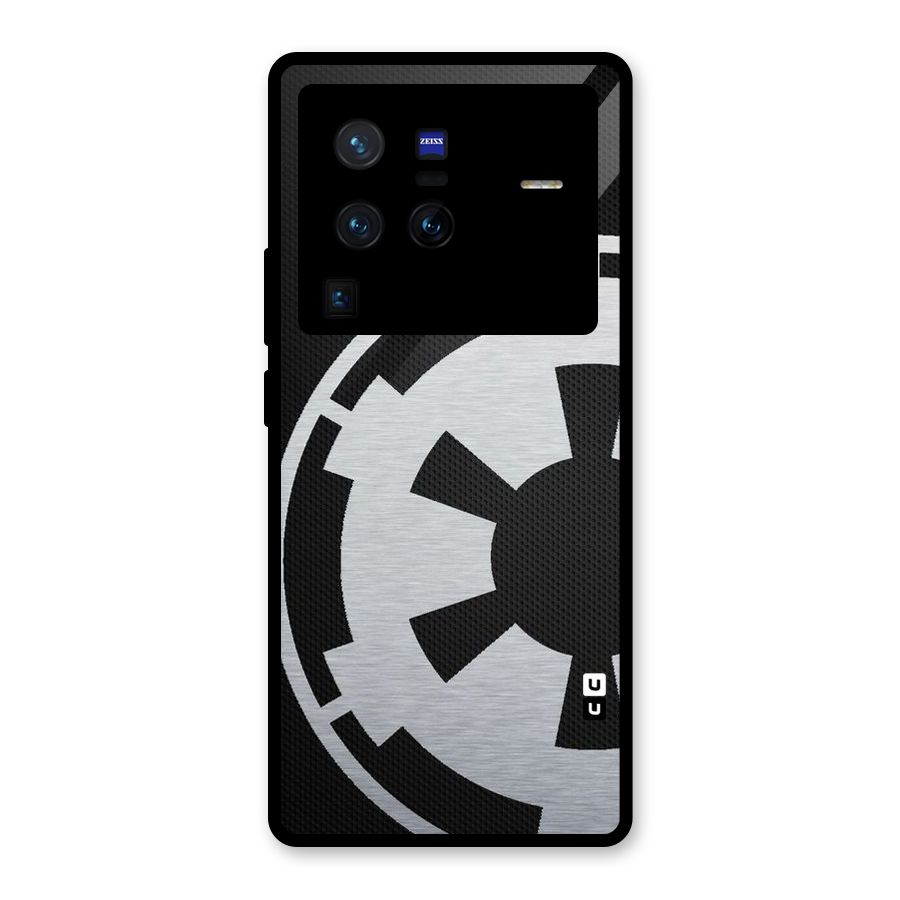 White Wheel Glass Back Case for Vivo X80 Pro
