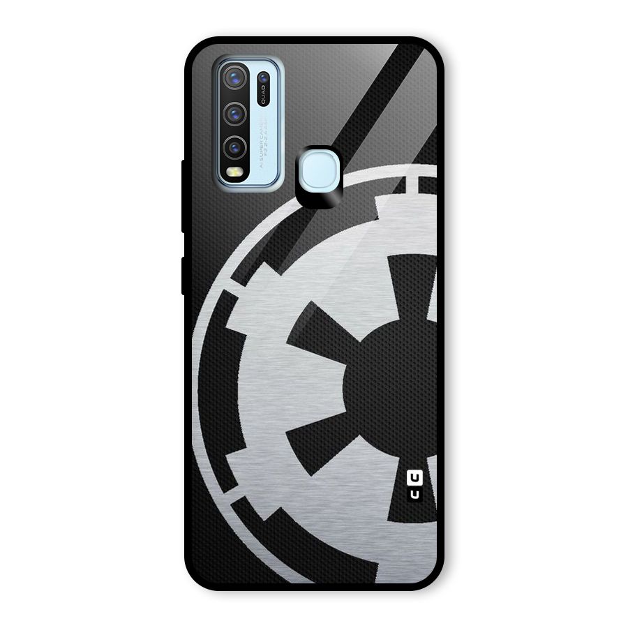 White Wheel Glass Back Case for Vivo Y30