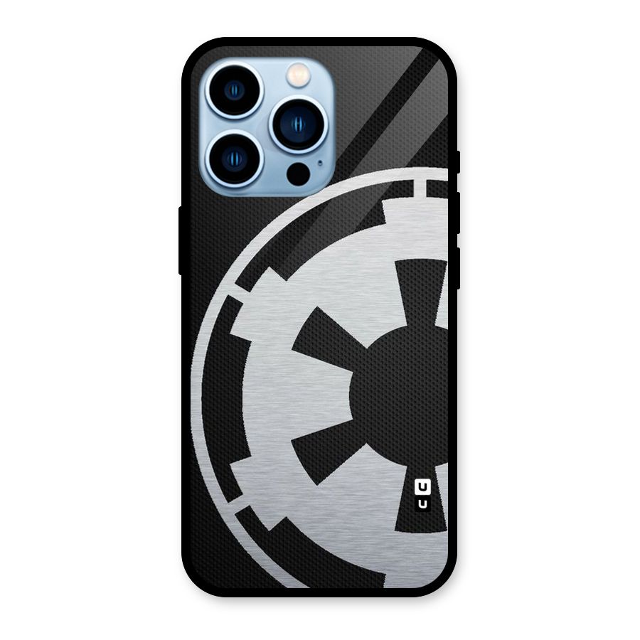 White Wheel Glass Back Case for iPhone 13 Pro