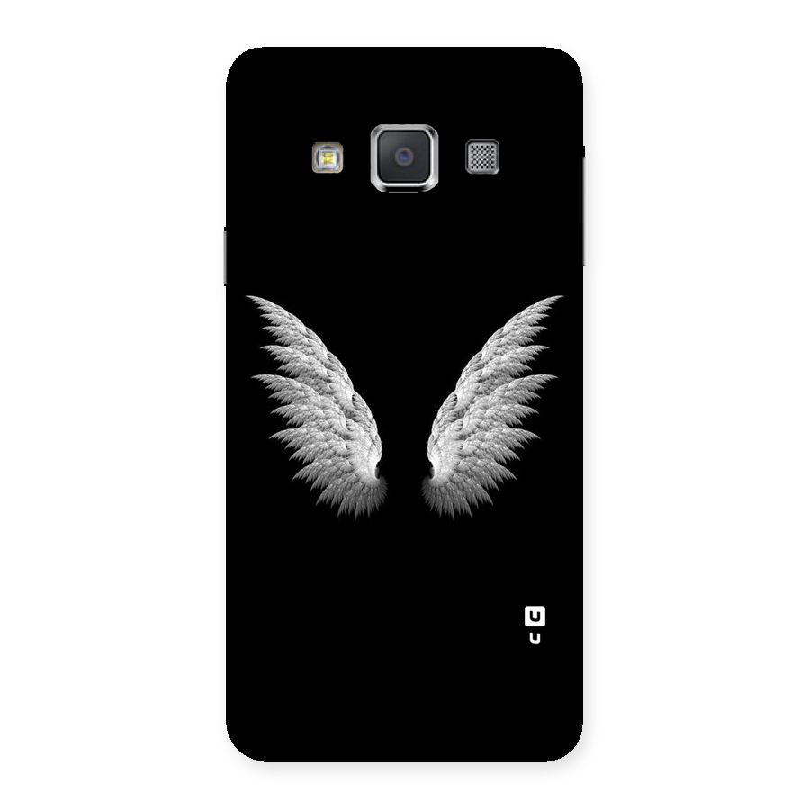 White Wings Back Case for Galaxy A3