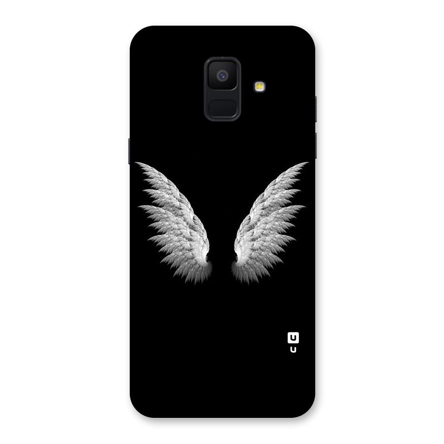 White Wings Back Case for Galaxy A6 (2018)