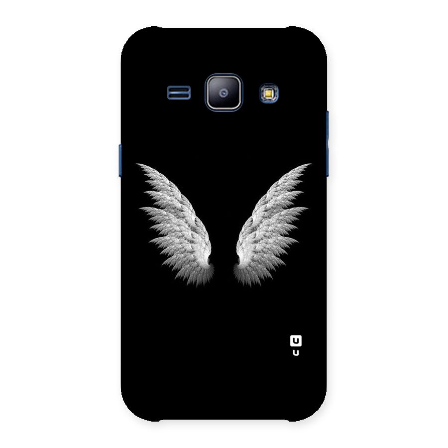 White Wings Back Case for Galaxy J1
