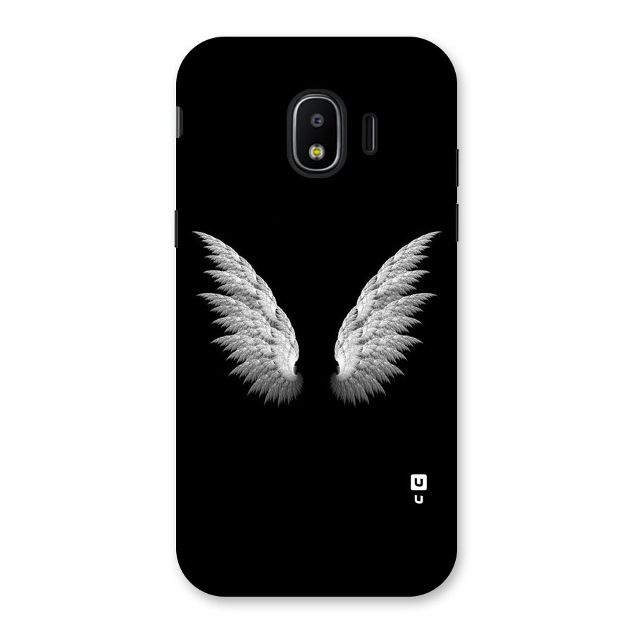 White Wings Back Case for Galaxy J2 Pro 2018