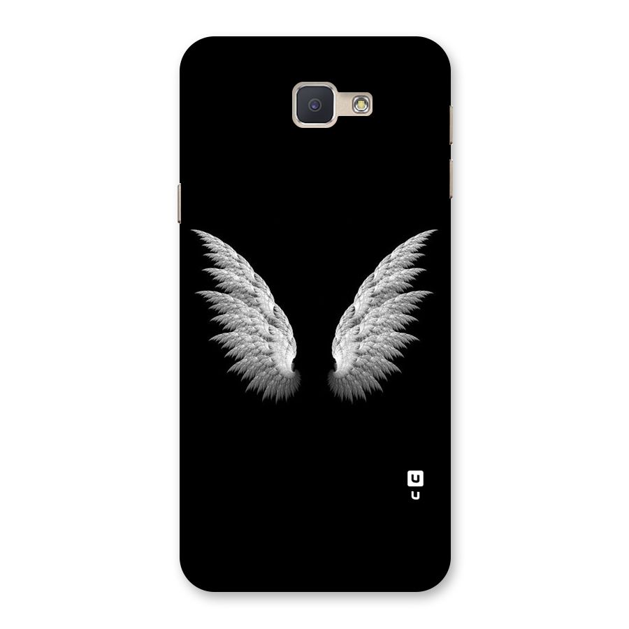 White Wings Back Case for Galaxy J5 Prime