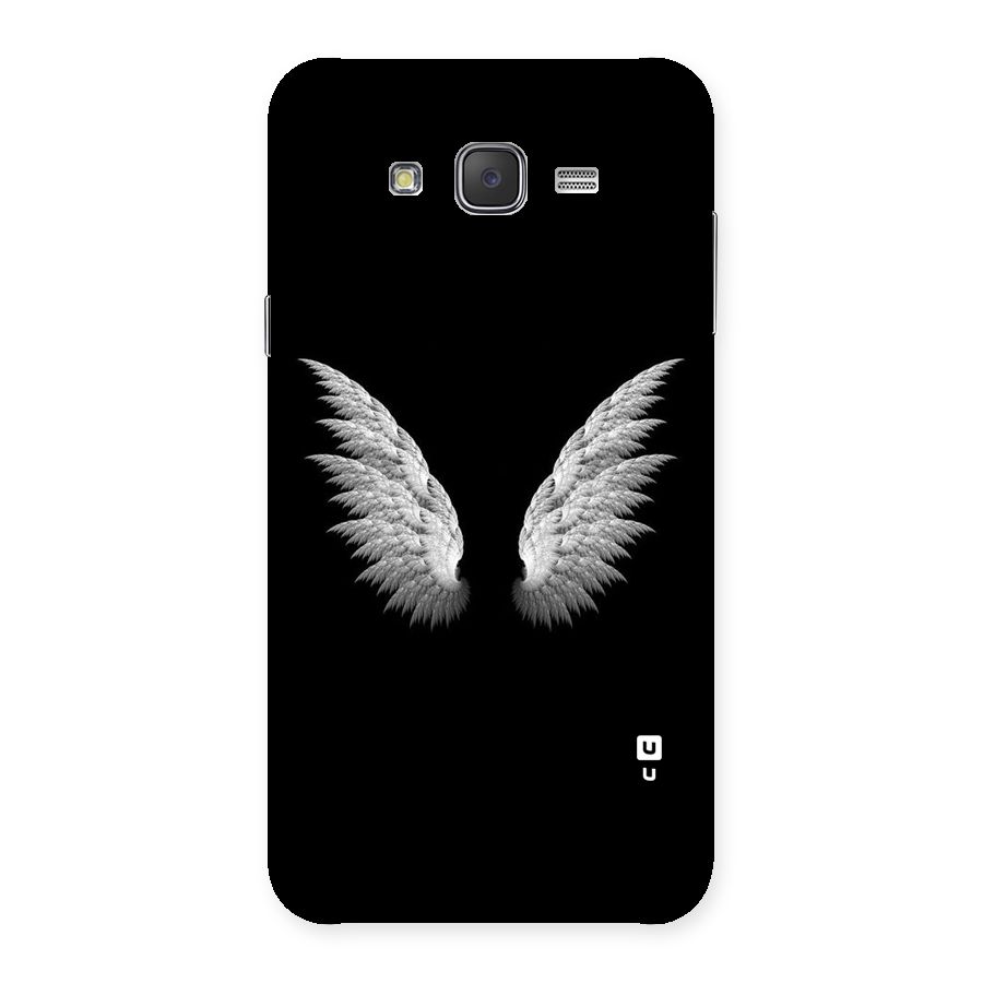 White Wings Back Case for Galaxy J7