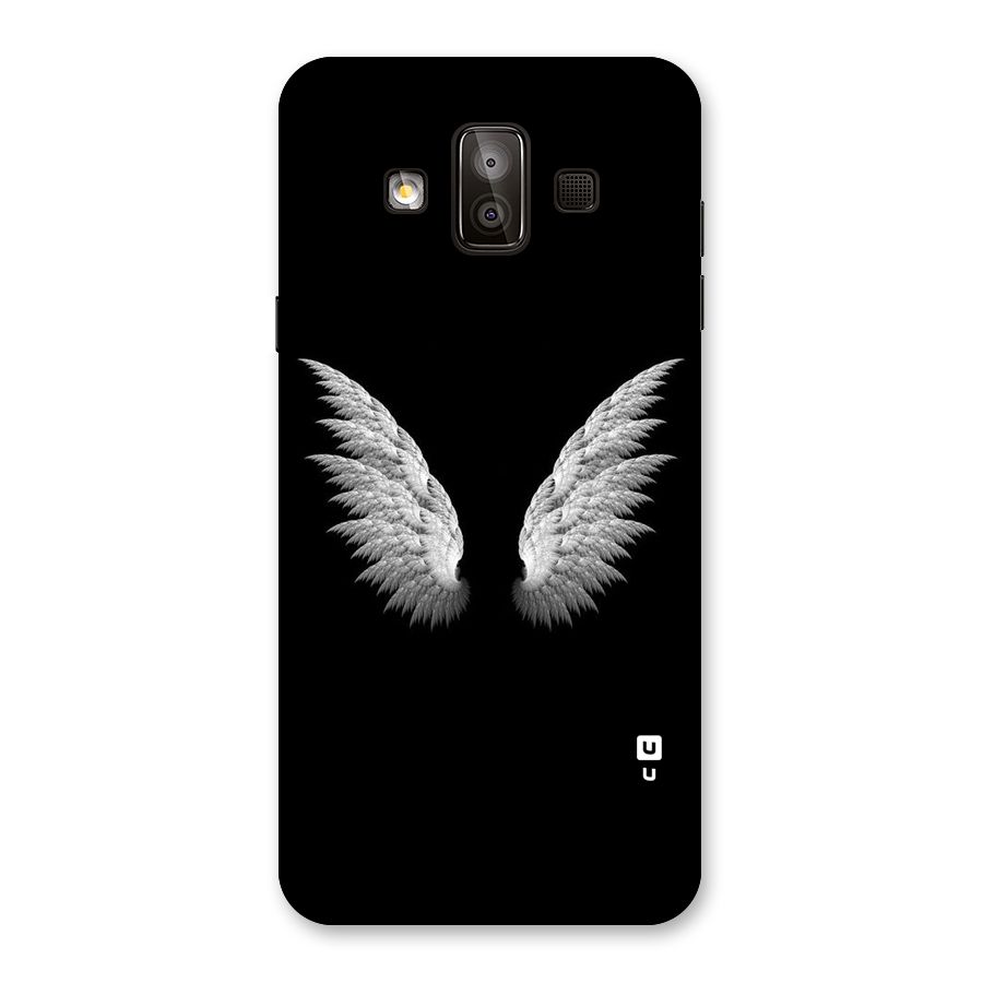White Wings Back Case for Galaxy J7 Duo