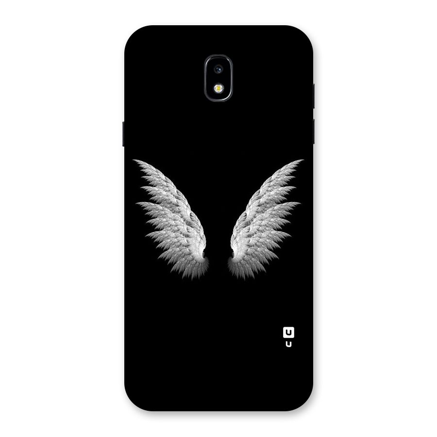 White Wings Back Case for Galaxy J7 Pro