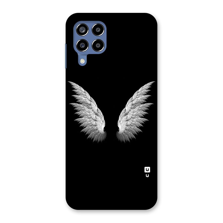White Wings Back Case for Galaxy M53 5G