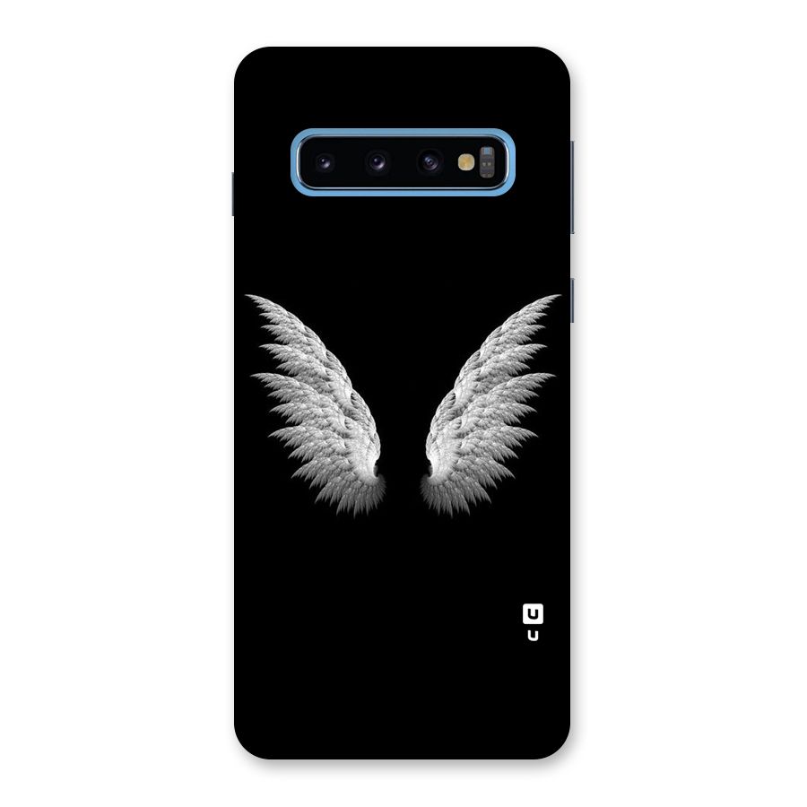 White Wings Back Case for Galaxy S10