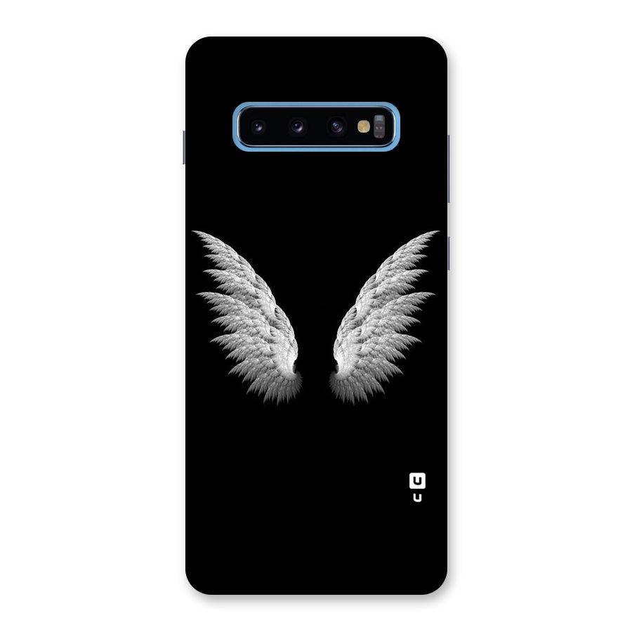 White Wings Back Case for Galaxy S10 Plus