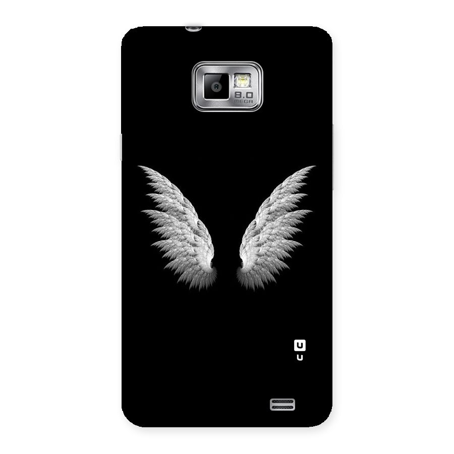White Wings Back Case for Galaxy S2