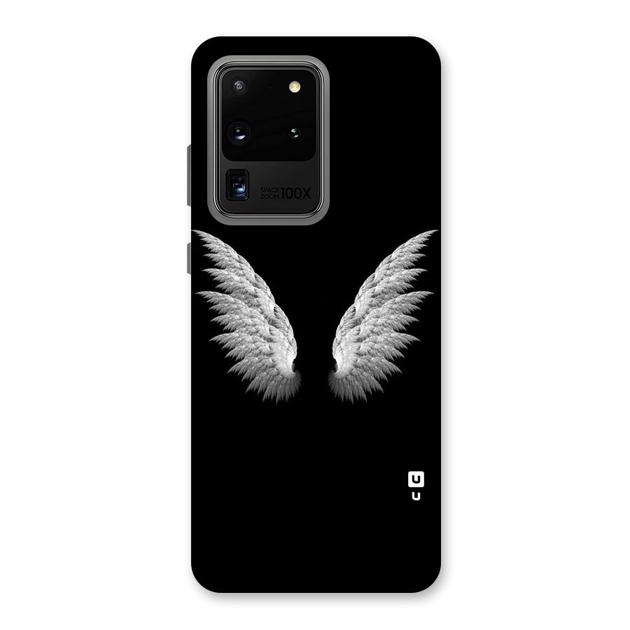 White Wings Back Case for Galaxy S20 Ultra