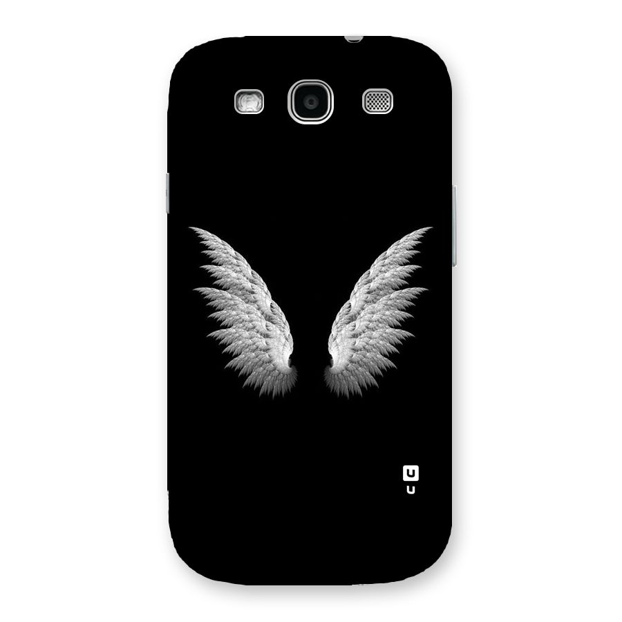 White Wings Back Case for Galaxy S3
