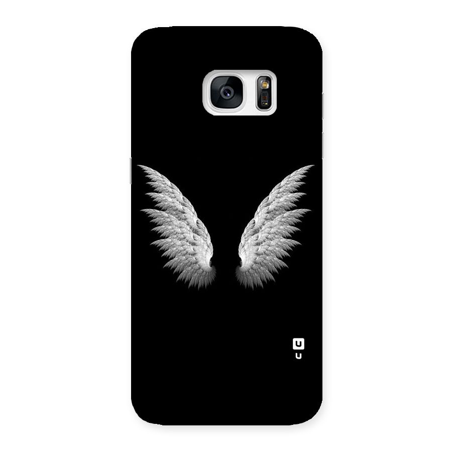 White Wings Back Case for Galaxy S7 Edge