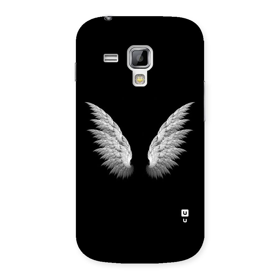 White Wings Back Case for Galaxy S Duos
