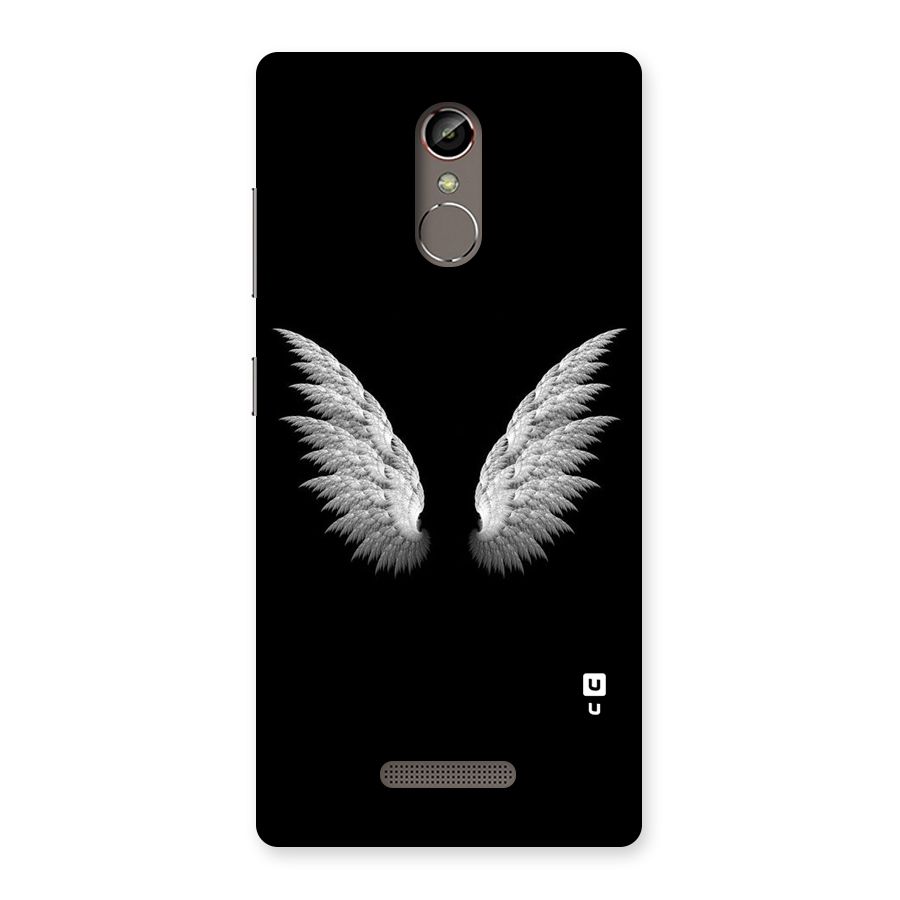 White Wings Back Case for Gionee S6s