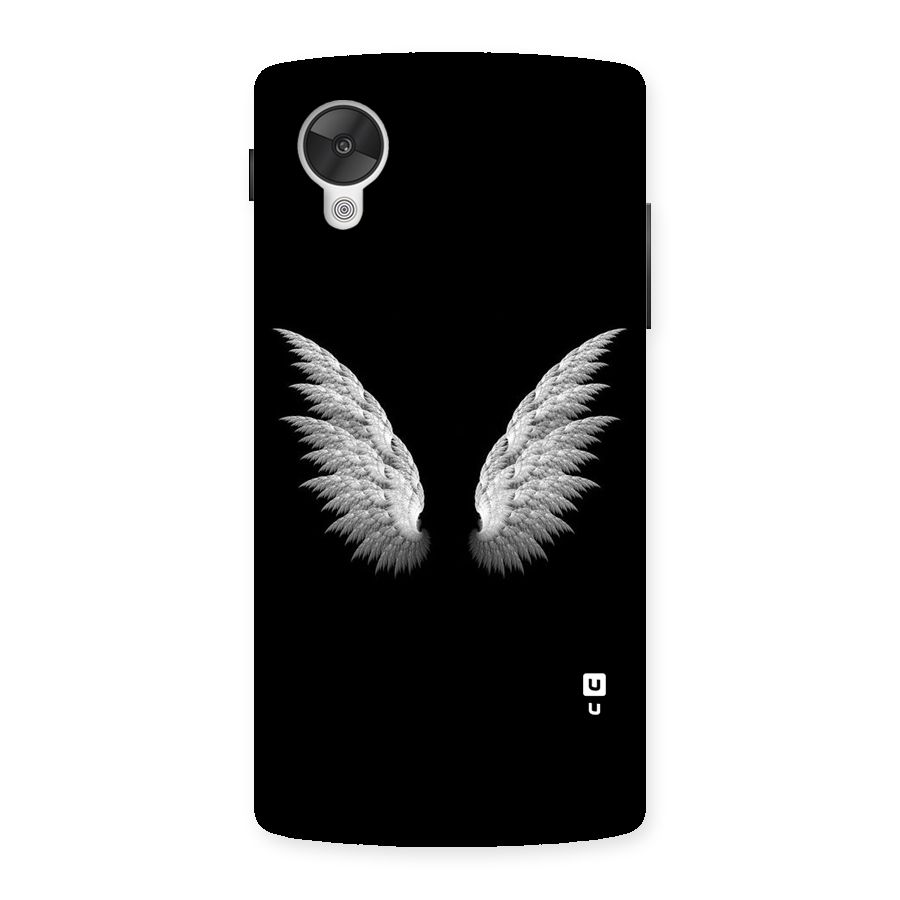 White Wings Back Case for Google Nexsus 5