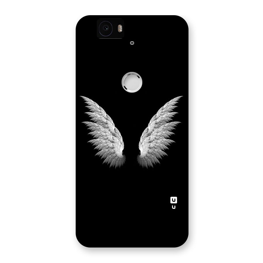 White Wings Back Case for Google Nexus-6P