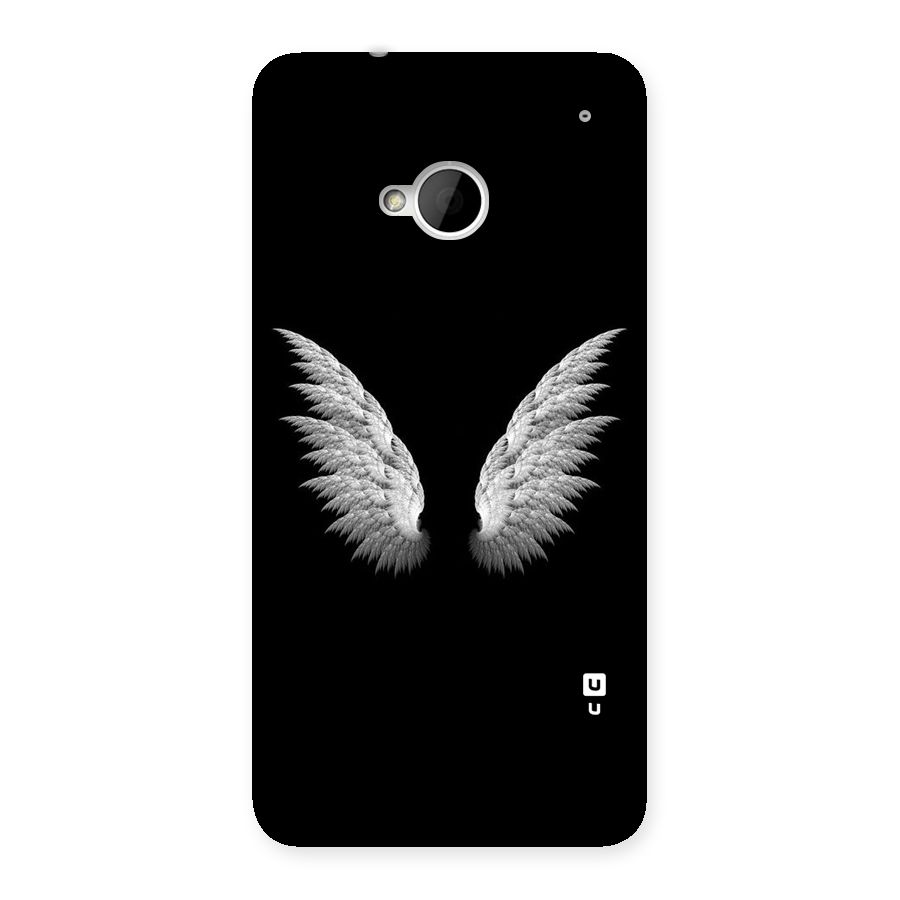 White Wings Back Case for HTC One M7