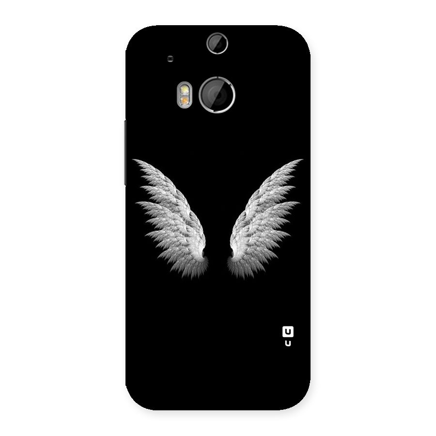 White Wings Back Case for HTC One M8