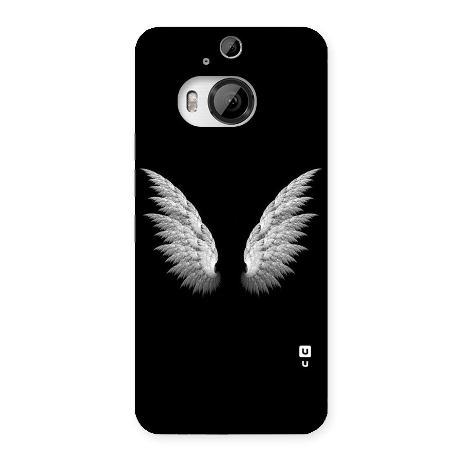 White Wings Back Case for HTC One M9 Plus