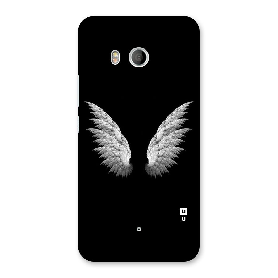 White Wings Back Case for HTC U11