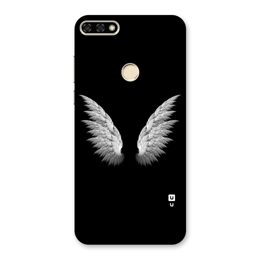 White Wings Back Case for Honor 7A