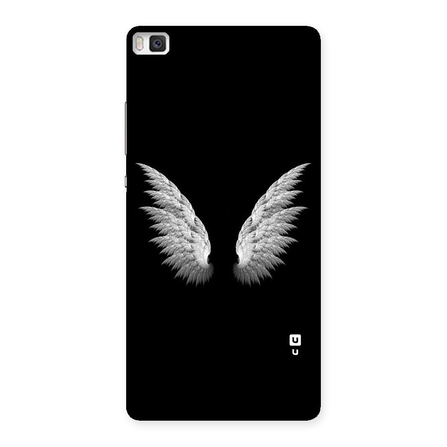 White Wings Back Case for Huawei P8