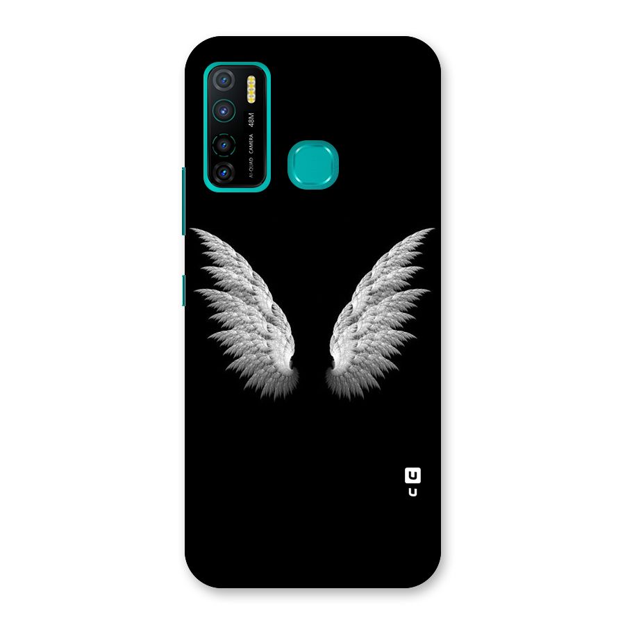 White Wings Back Case for Infinix Hot 9 Pro
