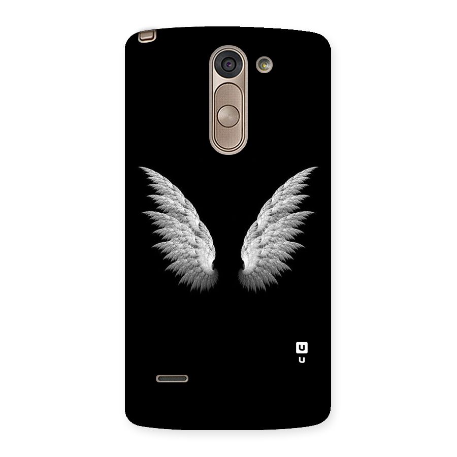 White Wings Back Case for LG G3 Stylus