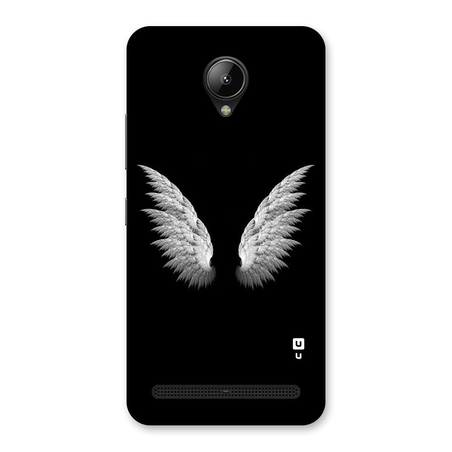 White Wings Back Case for Lenovo C2