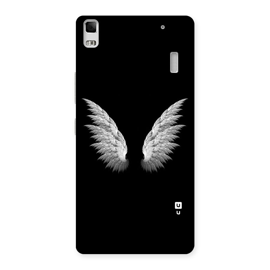 White Wings Back Case for Lenovo K3 Note