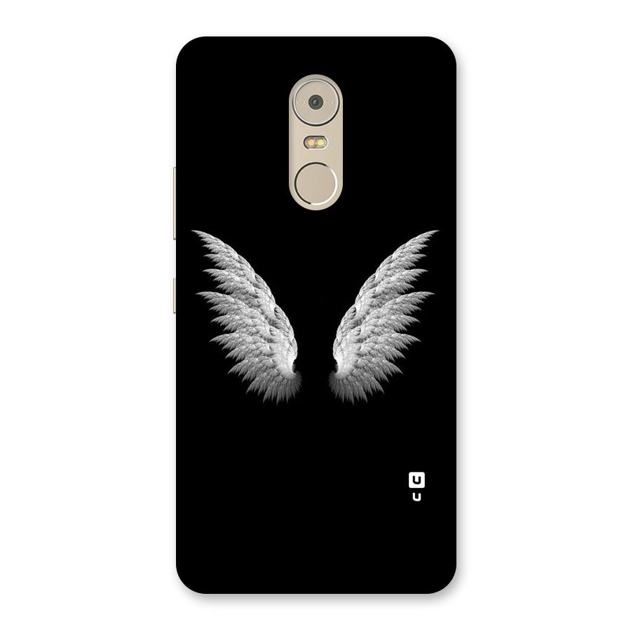 White Wings Back Case for Lenovo K6 Note