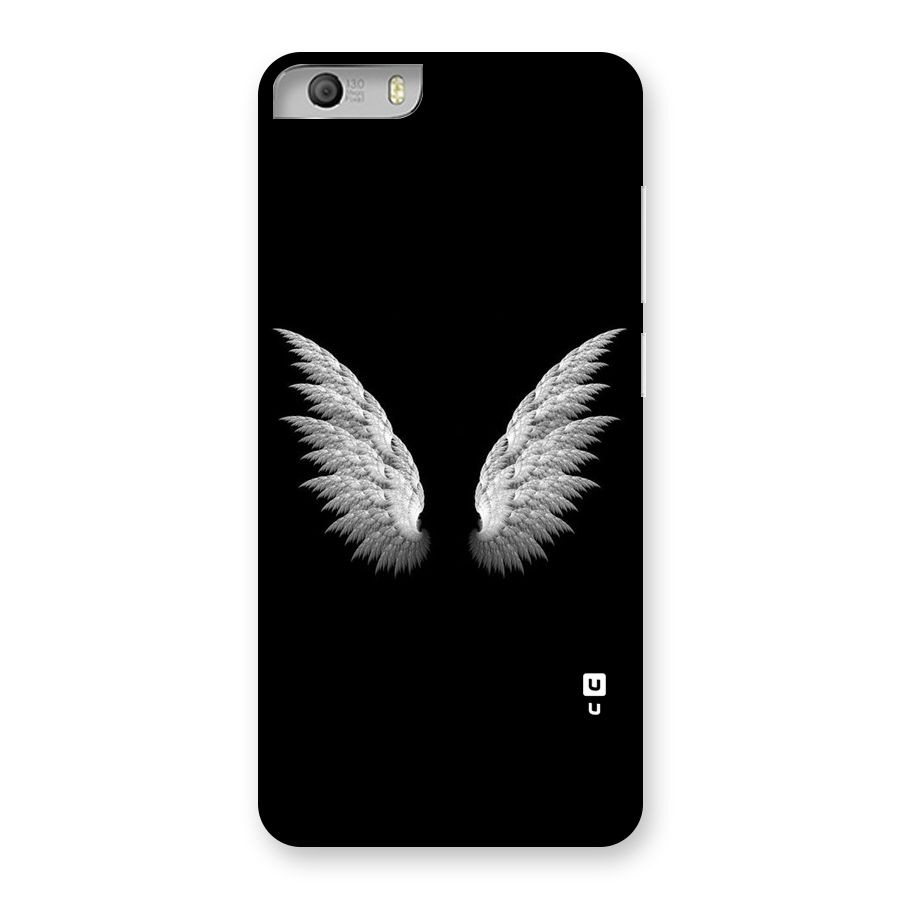 White Wings Back Case for Micromax Canvas Knight 2