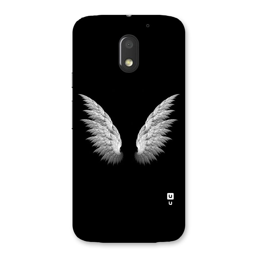 White Wings Back Case for Moto E3 Power
