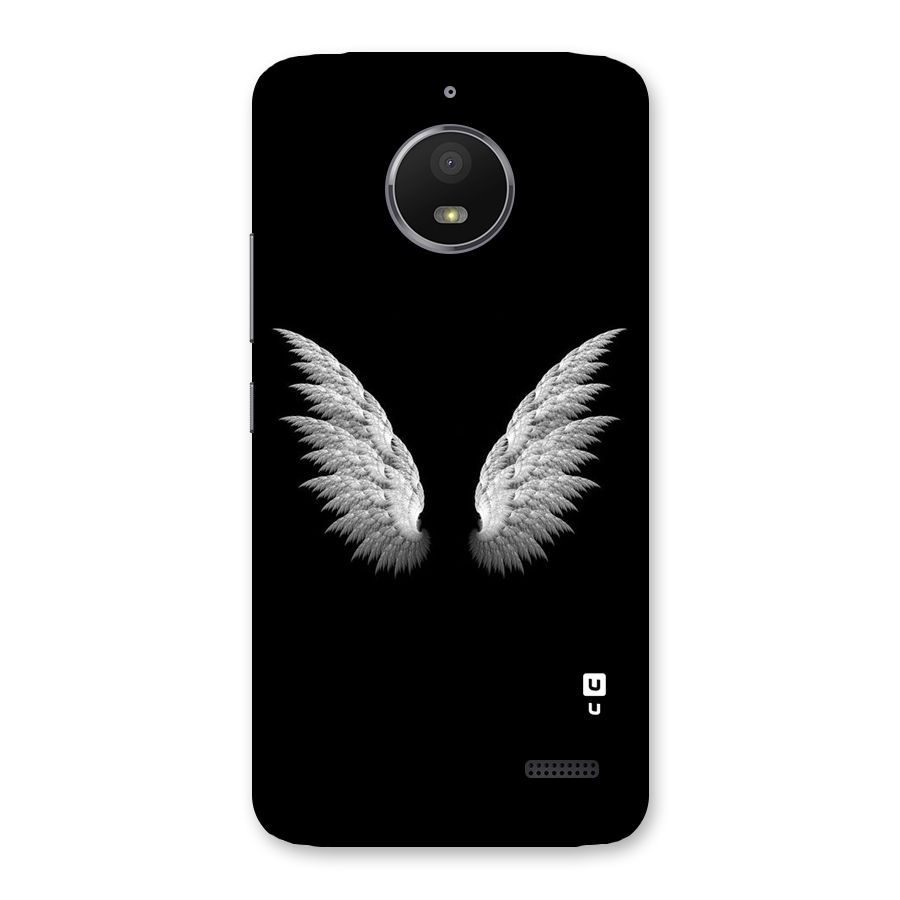 White Wings Back Case for Moto E4