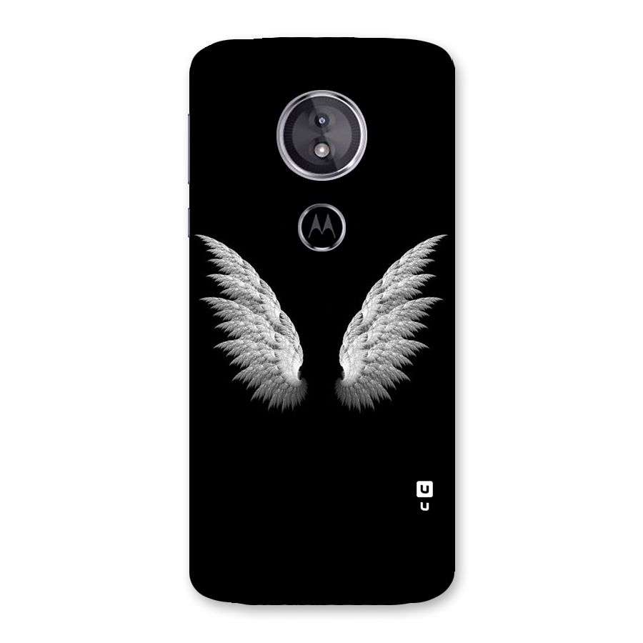 White Wings Back Case for Moto E5