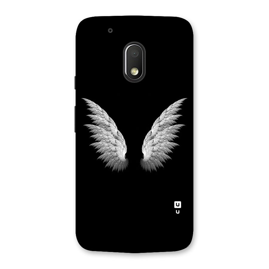 White Wings Back Case for Moto G4 Play