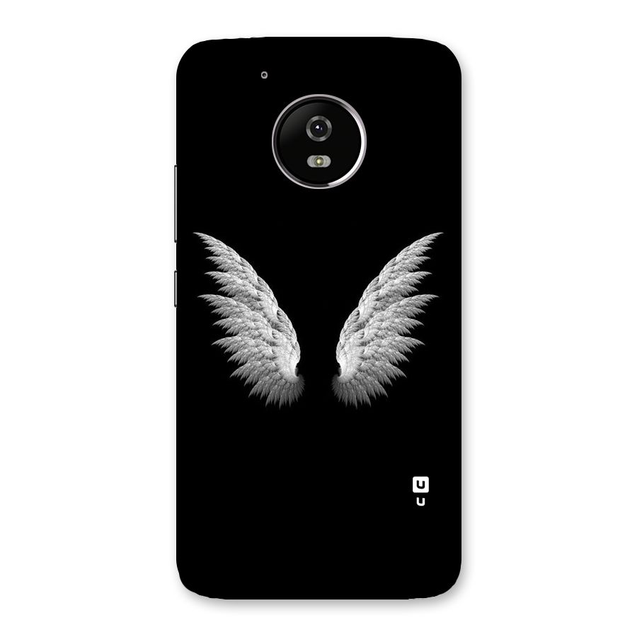 White Wings Back Case for Moto G5