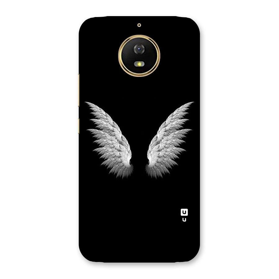 White Wings Back Case for Moto G5s