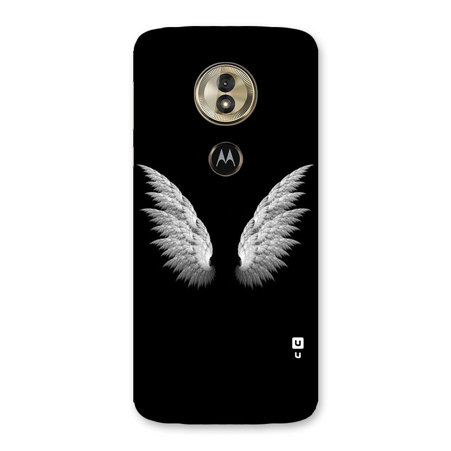 White Wings Back Case for Moto G6 Play