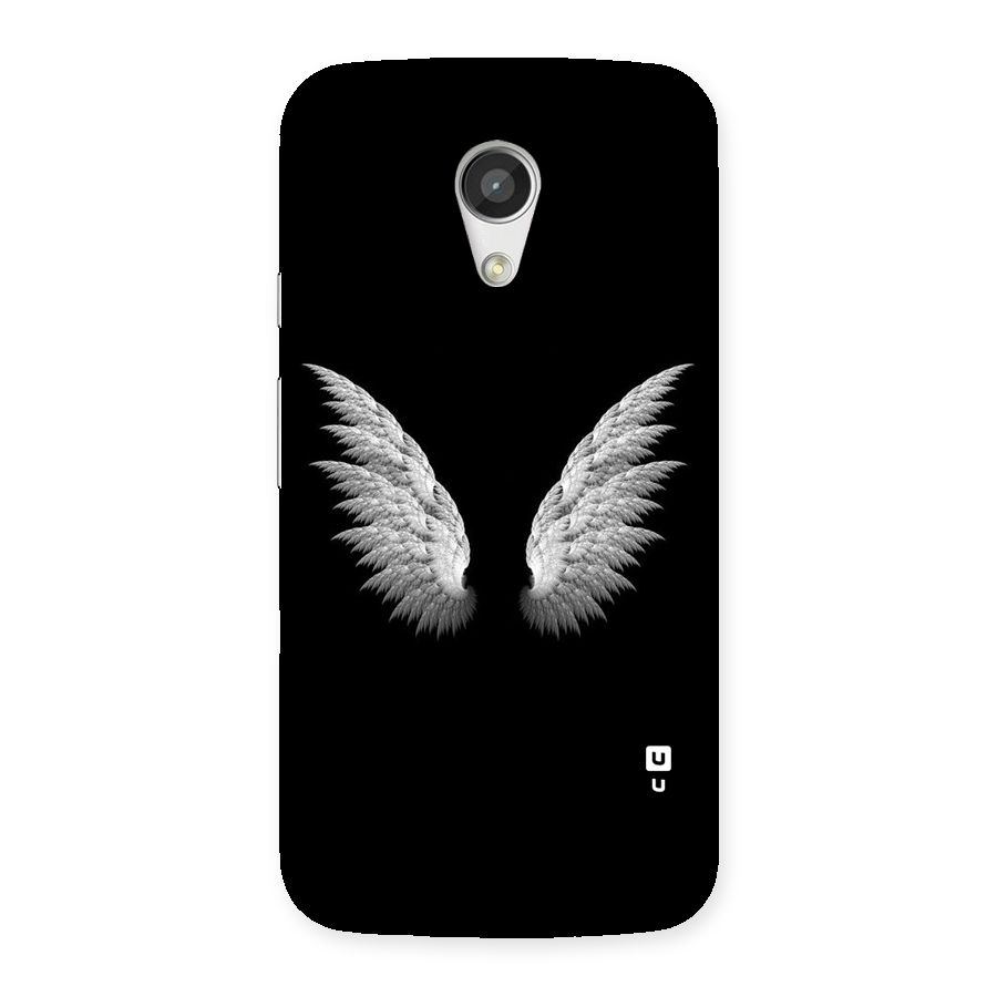 White Wings Back Case for Moto G 2nd Gen