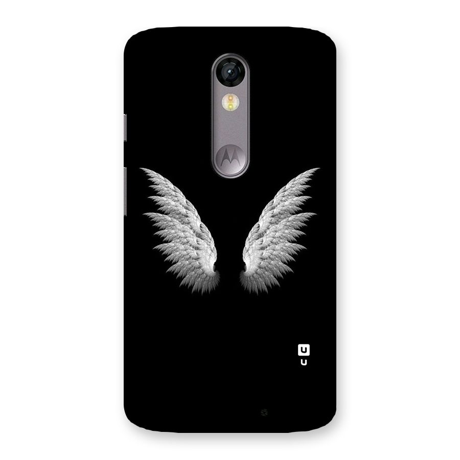 White Wings Back Case for Moto X Force