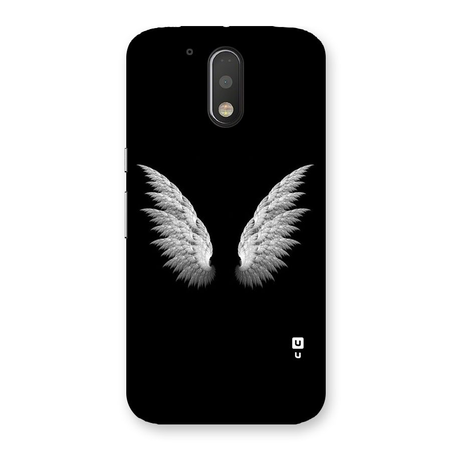 White Wings Back Case for Motorola Moto G4