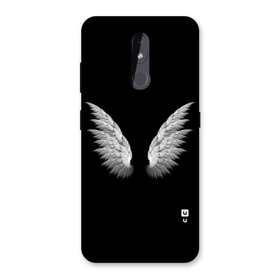 White Wings Back Case for Nokia 3.2
