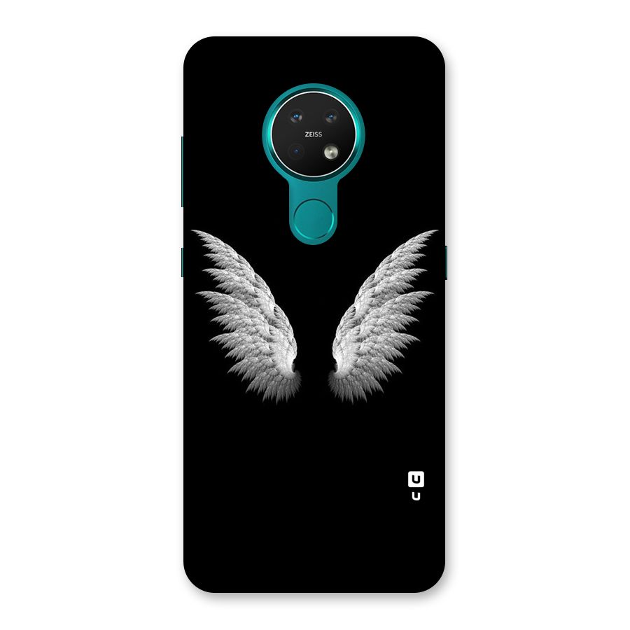 White Wings Back Case for Nokia 7.2